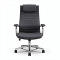 Ergonomische bureaustoel met verstelbare rugleuning en armleuningen antraciet 45 x 60 x 110cm